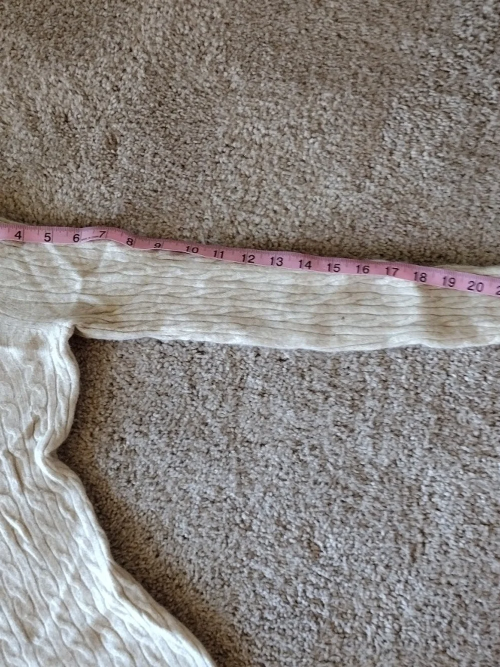 Antonio Melani Cashmere Beige Cable Knit Women's Sweater L - Picture 15 of 16